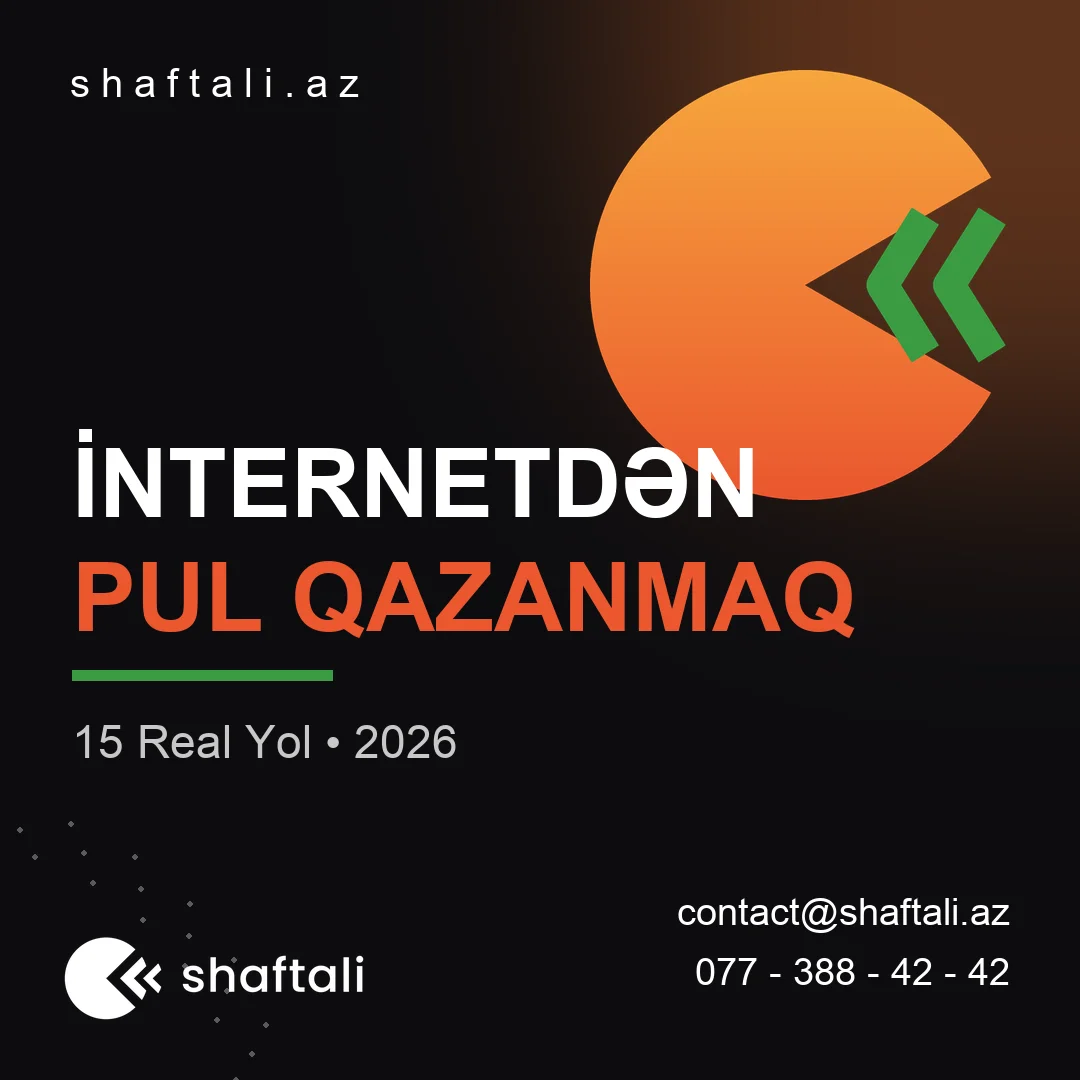 İnternetdən Pul Qazanmaq — 2026-da İşləyən 15 Real Yol