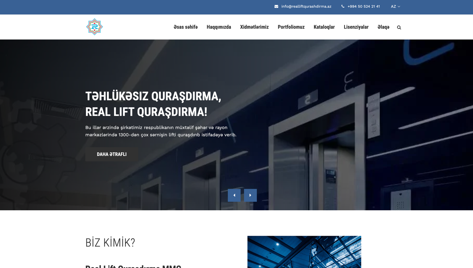 Realliftqurashdirma.az-sayti