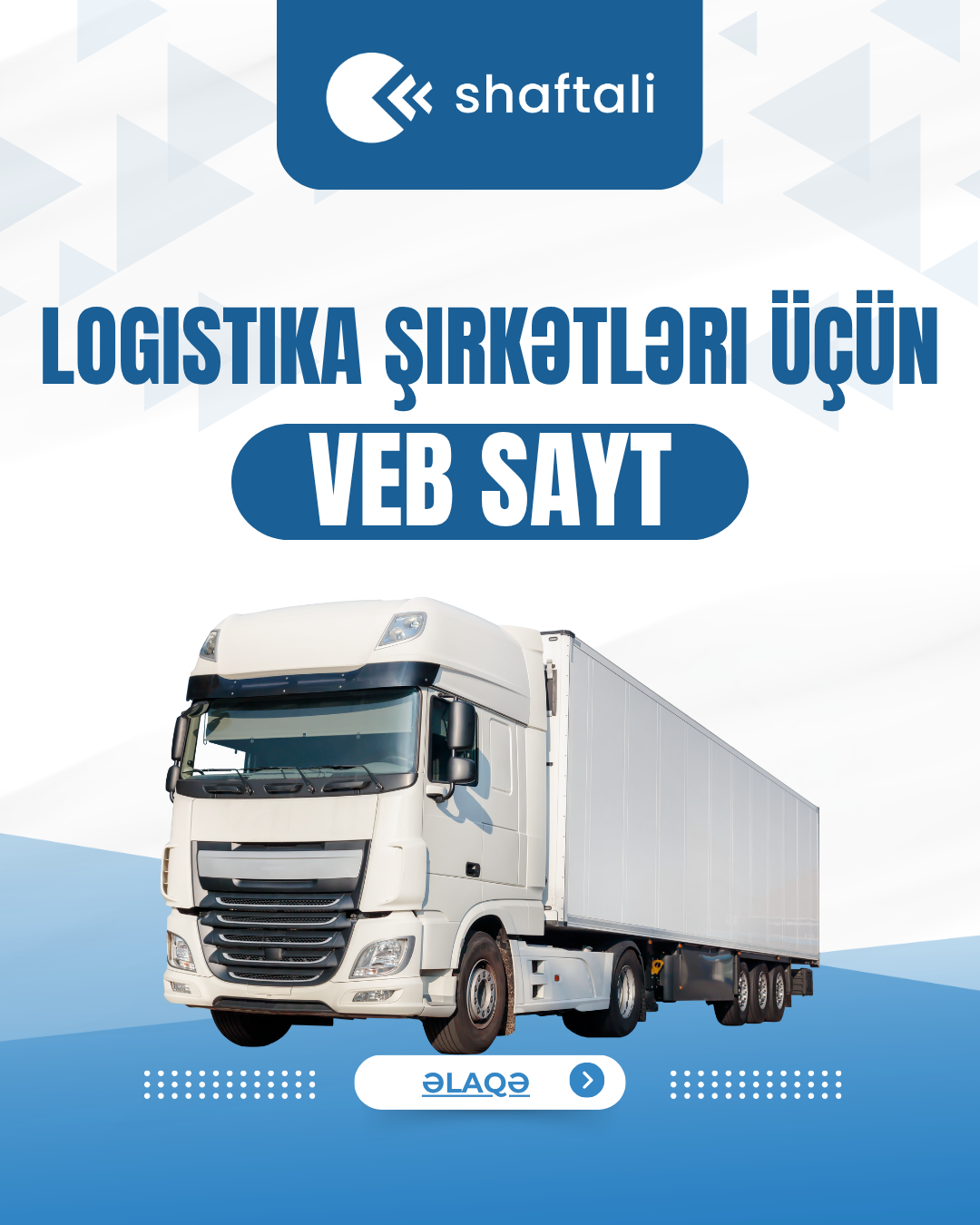 Logistika Şirkətləri üçün Peşəkar Veb Sayt Hazırlanması
