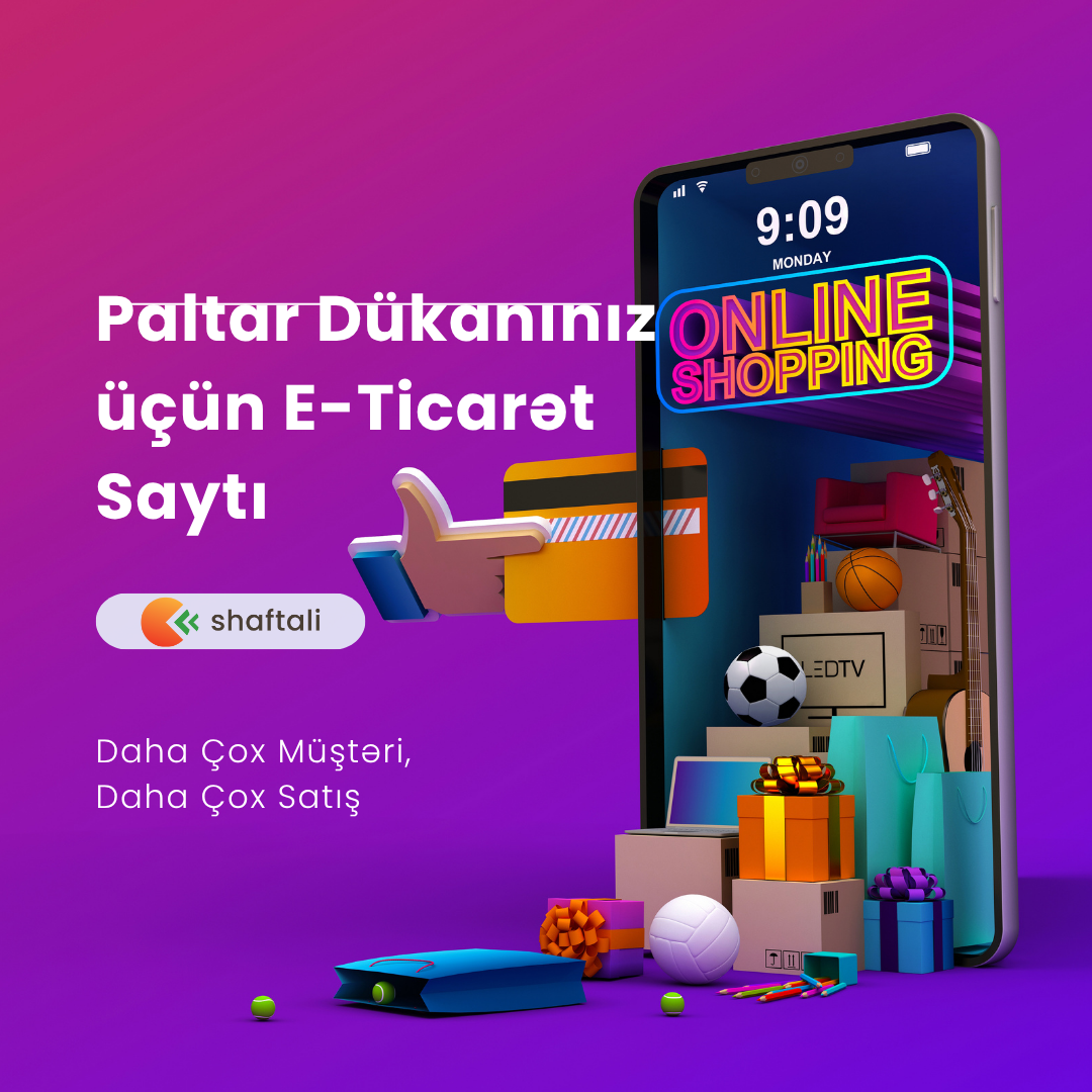 Paltar Dükanınız üçün E-Ticarət Saytı